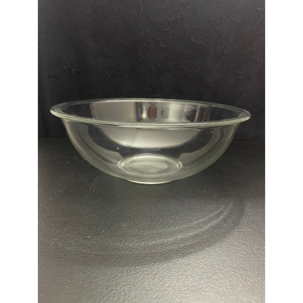Pyrex 4 Quart Clear Glass Mixing Bowl 12 Inch Round Serving Bowl 326 Made in USA